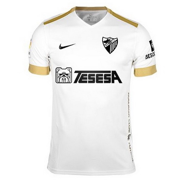 Camiseta Málaga CF Replica Tercera Ropa 2018/19 Blanco